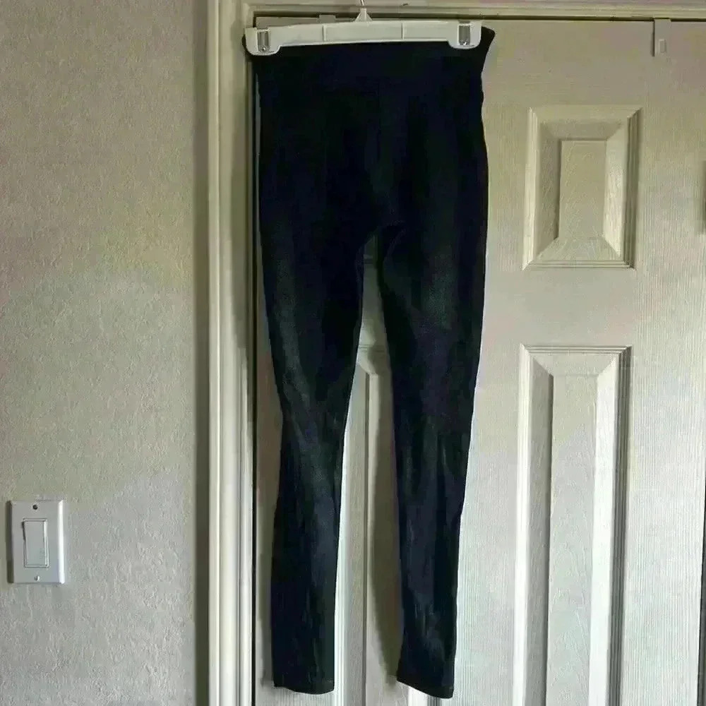 Spanx black metallic leggings - Picture 2 of 4
